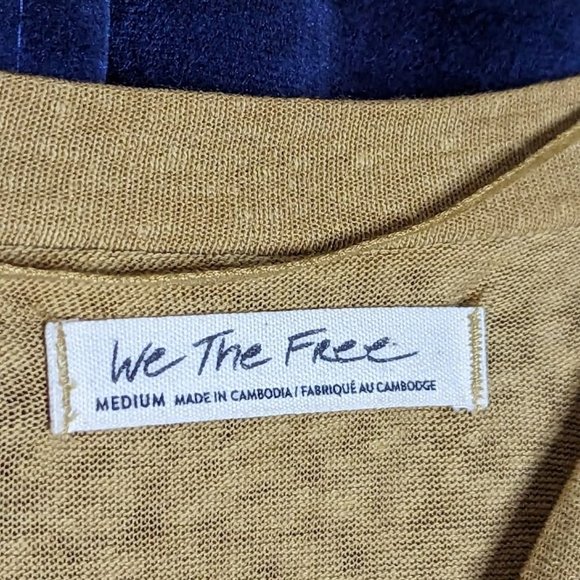 We The Free - Free People Oversized Kyoto Tee Size M - Picture 6 of 8